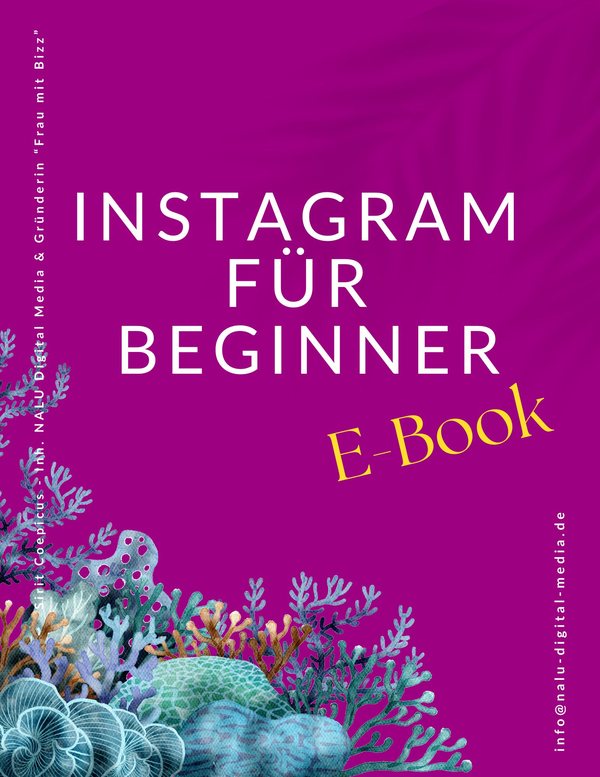 Cover des E-Books Instagram für Beginner